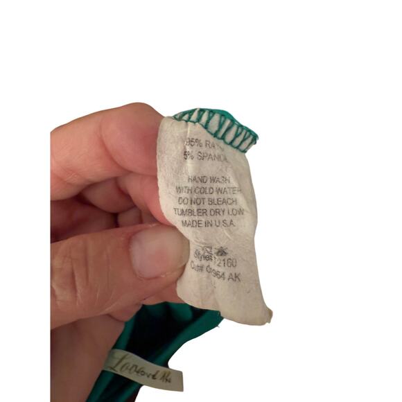 Loved In Green Oversized Sleeves Tunic Women's L Shirt - Picture 3 of 6